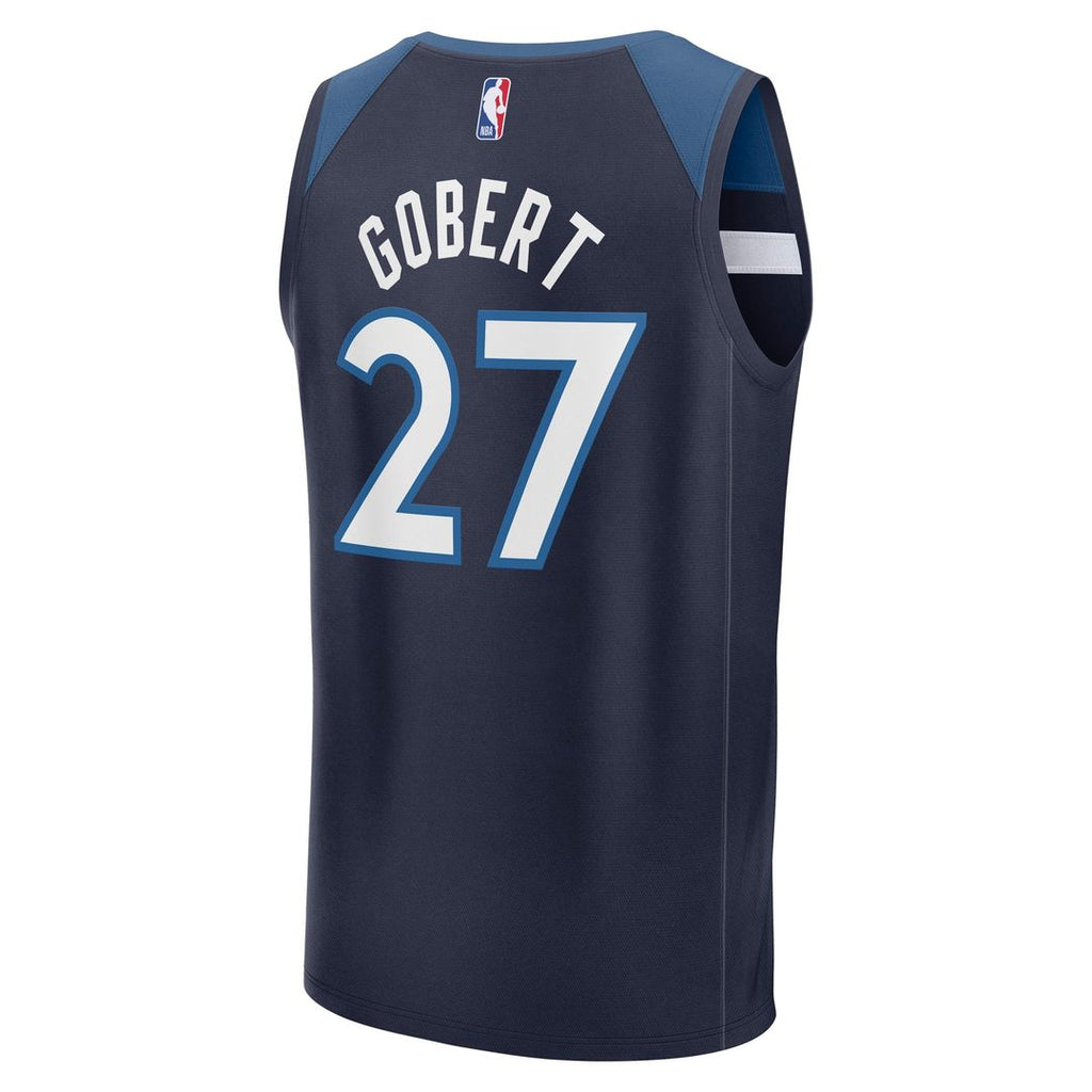 Minnesota Timberwolves Rudy Gobert Fanatics Fast Break Replica Player Jersey - Icon Edition - Navy