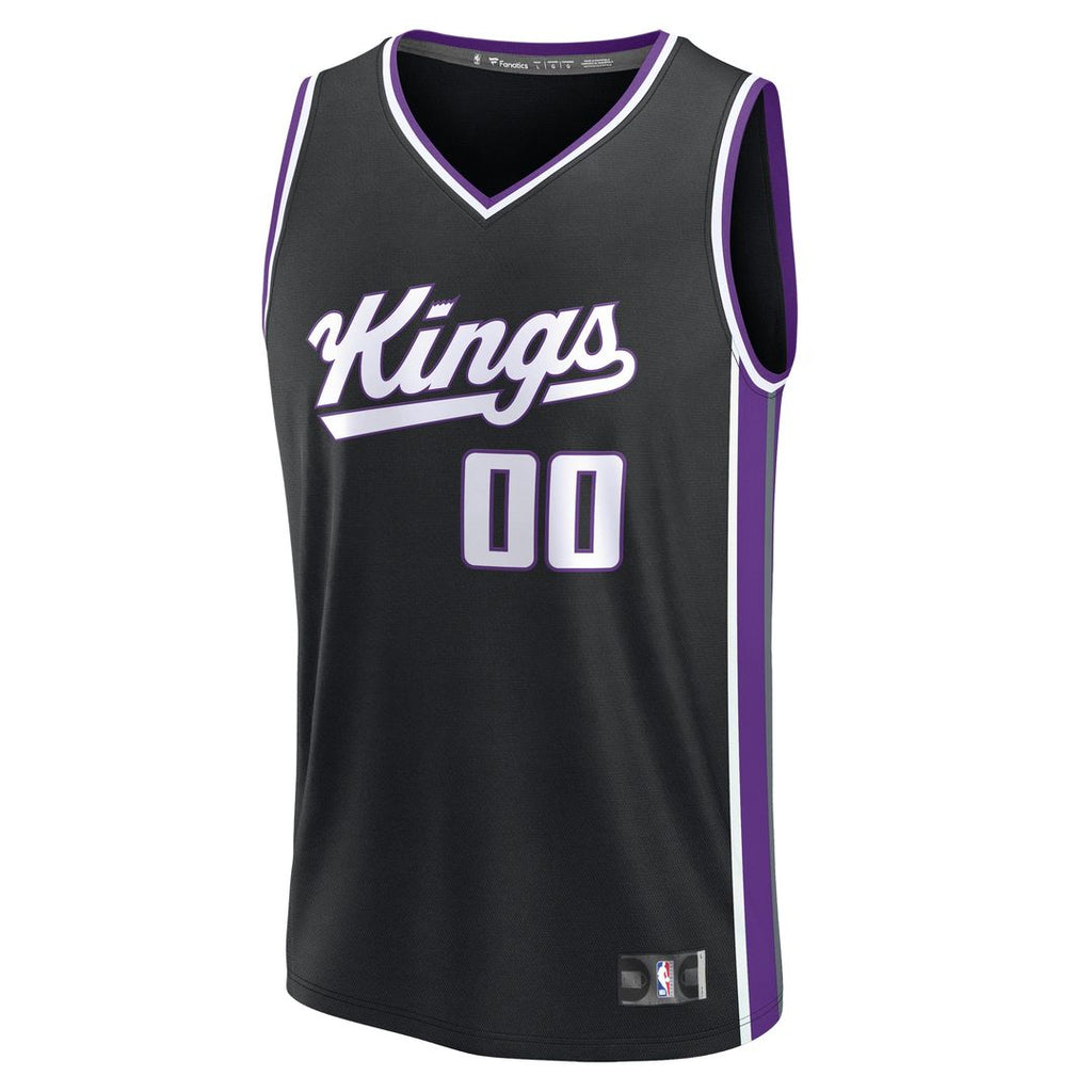 Sacramento Kings Fanatics Youth Fast Break Custom Replica Jersey - Purple - Statement Edition