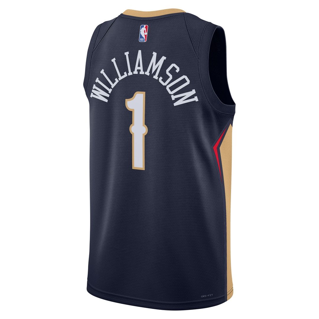 New Orleans Pelicans Zion Williamson Nike Unisex Swingman Jersey - Icon Edition - Navy
