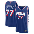 Philadelphia 76ers V. J. Edgecombe Fanatics 2025 NBA Draft First Round Pick Fast Break Replica Jersey - Icon Edition - Royal