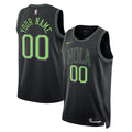 New Orleans Pelicans Nike Unisex 2025/26 City Edition Swingman Custom Jersey - Black