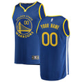 Golden State Warriors Fanatics Youth 2019/20 Fast Break Custom Replica Jersey Royal - Icon Edition