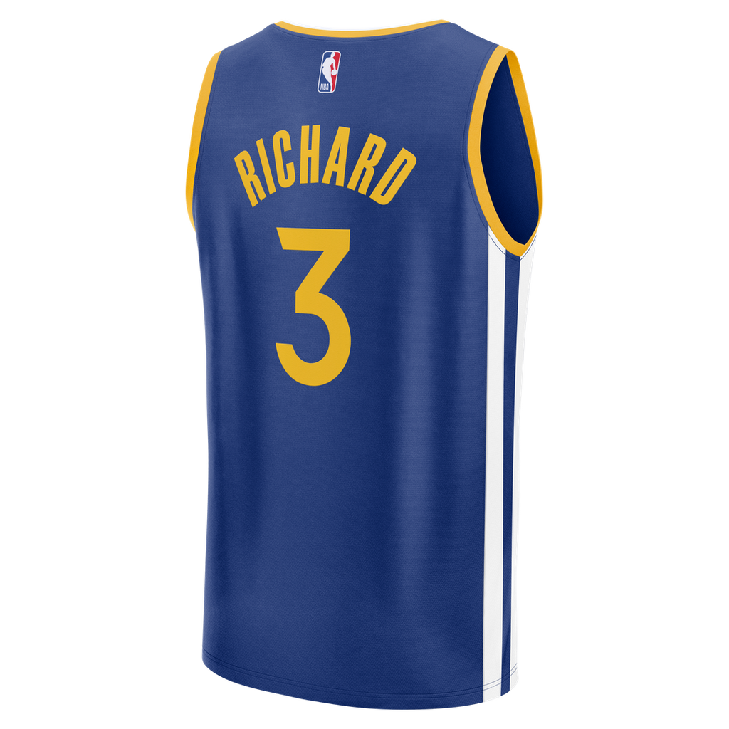 Golden State Warriors Will Richard Fanatics Fast Break Replica Jersey - Blue - Icon Edition