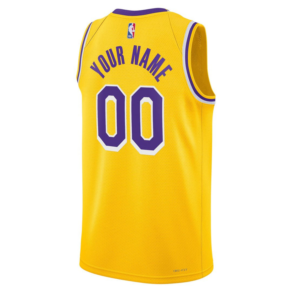 Los Angeles Lakers Nike Unisex Swingman Custom Jersey White - Association Edition