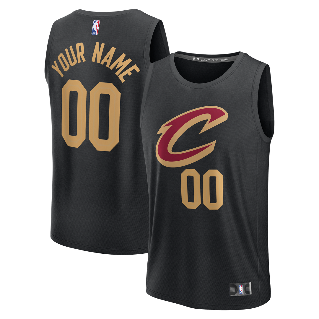 Cleveland Cavaliers Fanatics Youth Fast Break Custom Jersey - Association Edition - White