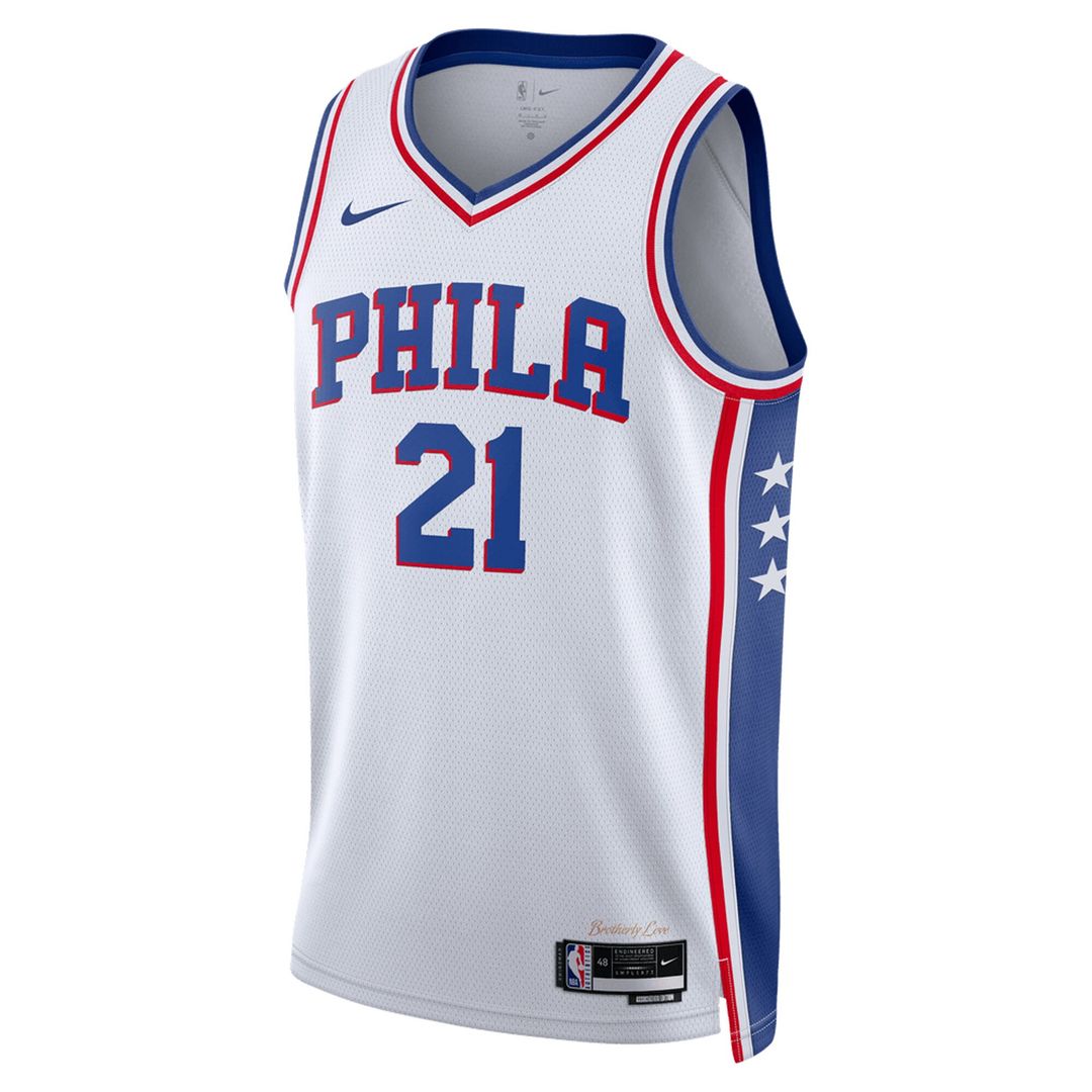 Philadelphia 76ers Joel Embiid Nike Unisex Swingman Jersey - Icon Edition - Royal