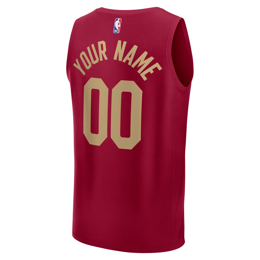 Cleveland Cavaliers Fanatics Youth Fast Break Custom Jersey - Association Edition - White