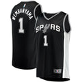 San Antonio Spurs Victor Wembanyama Fanatics Fast Break Replica Jersey - Icon Edition - Black