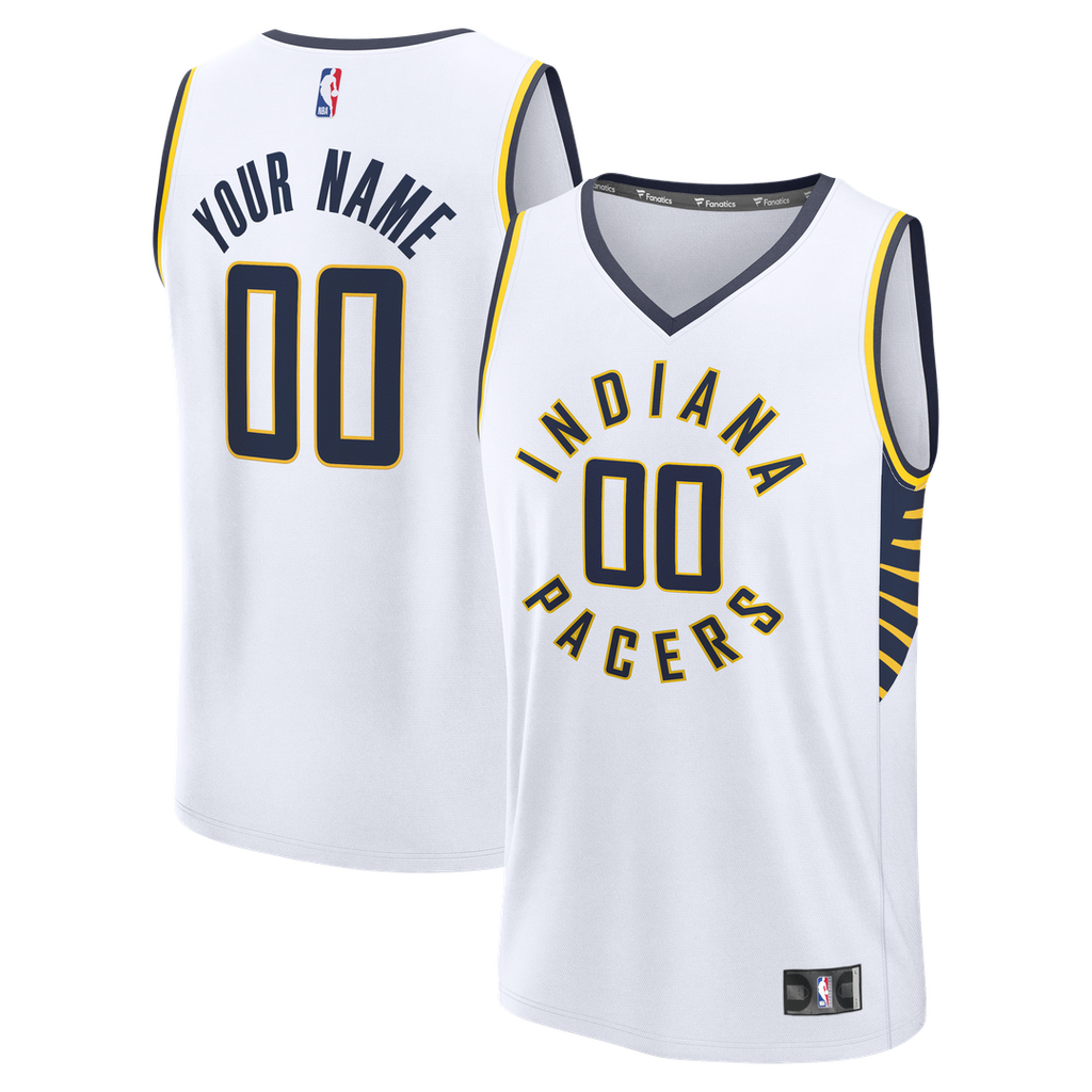 Indiana Pacers Fanatics Fast Break Custom Jersey - Icon Edition - White