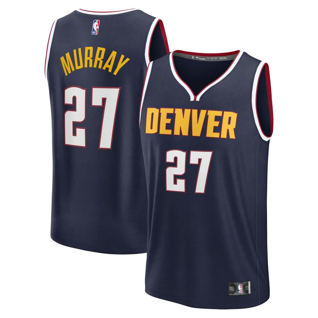 Denver Nuggets Jamal Murray Fanatics Youth Fast Break Replica Player Jersey - Navy - Icon Edition