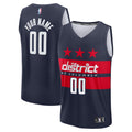 Washington Wizards Fanatics Fast Break Custom Jersey - Statement Edition - Navy