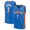Oklahoma City Thunder Chet Holmgren Fanatics Youth 2025 NBA Finals Champions Fast Break Replica Player Jersey - Blue - Icon Edition