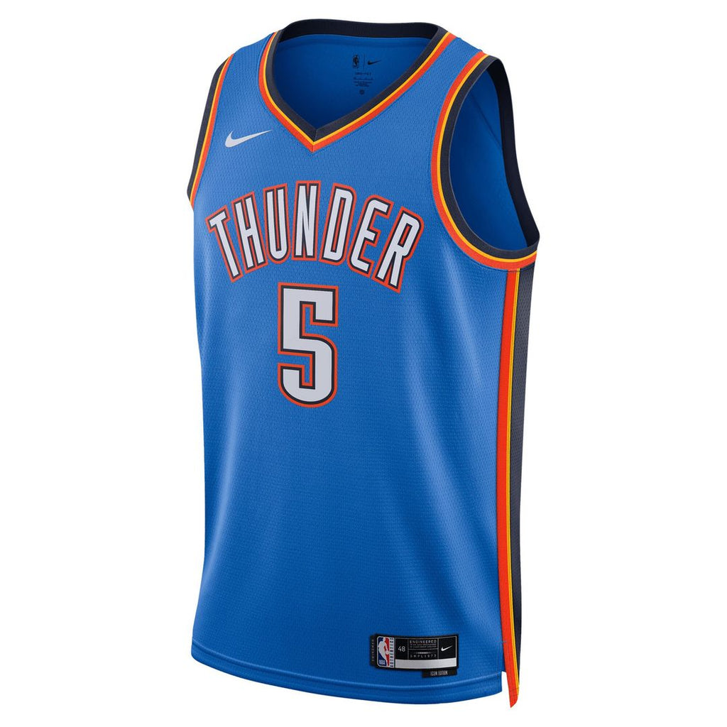 Oklahoma City Thunder Luguentz Dort Nike Unisex Swingman Jersey - Icon Edition - Blue