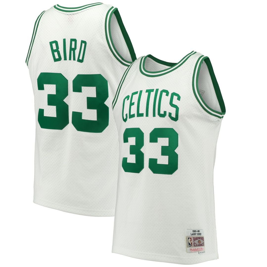 Boston Celtics Larry Bird Mitchell & Ness Hardwood Classics Swingman Jersey - Kelly Green