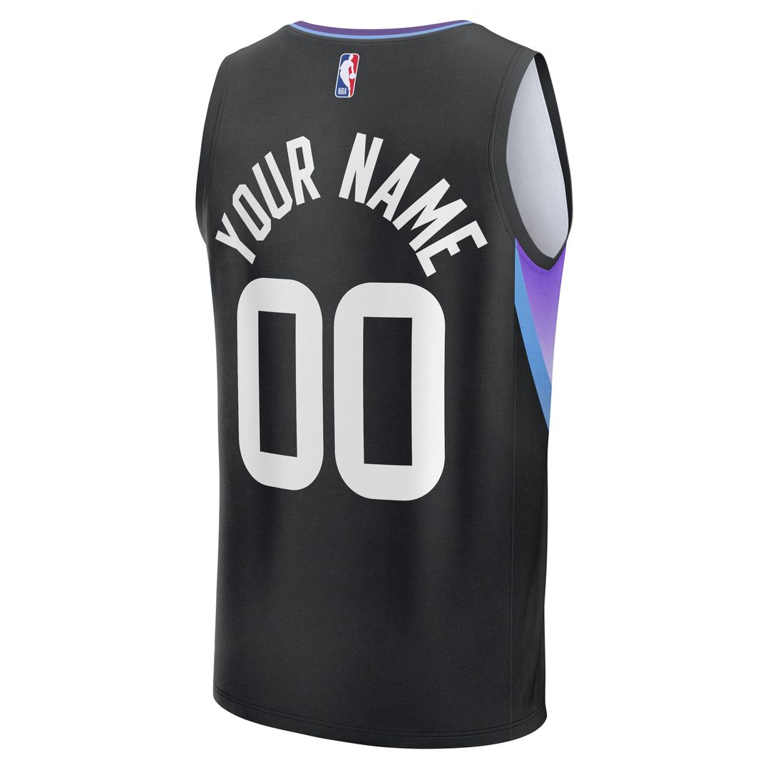 Utah Jazz Fanatics Youth Fast Break Replica Custom Jersey - Association Edition