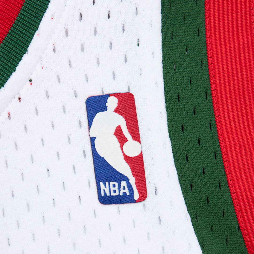 Milwaukee Bucks Giannis Antetokounmpo Mitchell & Ness 2013/14 Hardwood Classics Swingman Jersey - Hunter Green