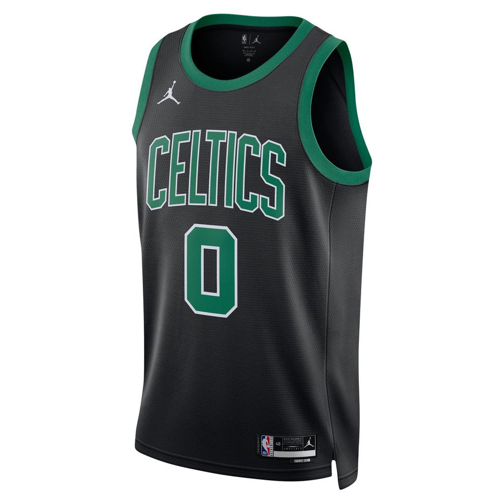 Boston Celtics Jayson Tatum Jordan Brand Unisex Swingman Jersey - Statement Edition - Black