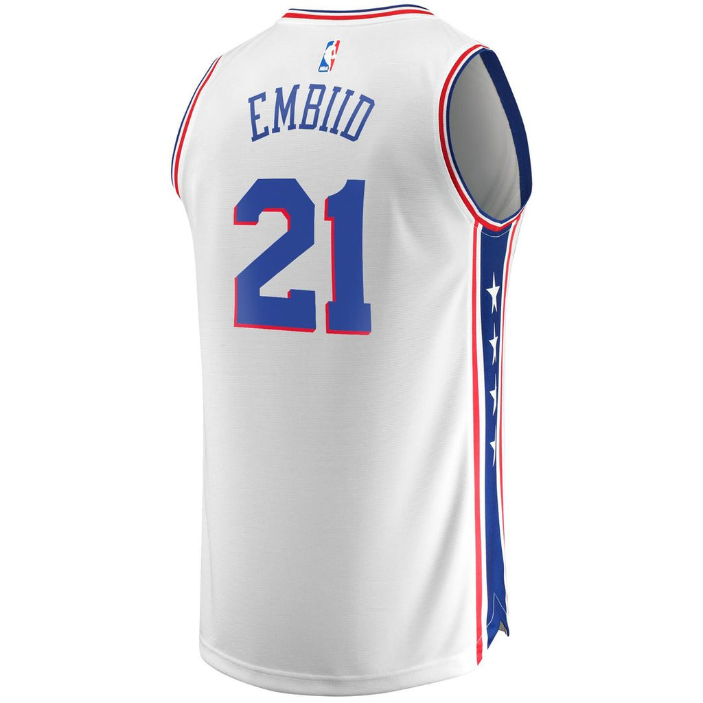 Philadelphia 76ers Joel Embiid Fanatics Fast Break Replica Player Jersey - Icon Edition - Royal