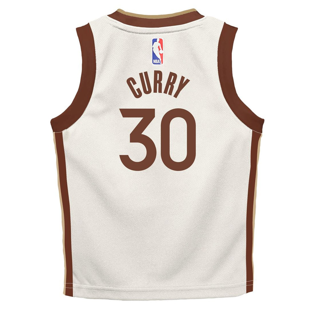 Golden State Warriors Stephen Curry Nike Infant 2025/26 City Edition Swingman Jersey - Tan