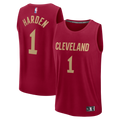Cleveland Cavaliers James Harden Fanatics Fast Break Replica Jersey - Icon Edition - Wine