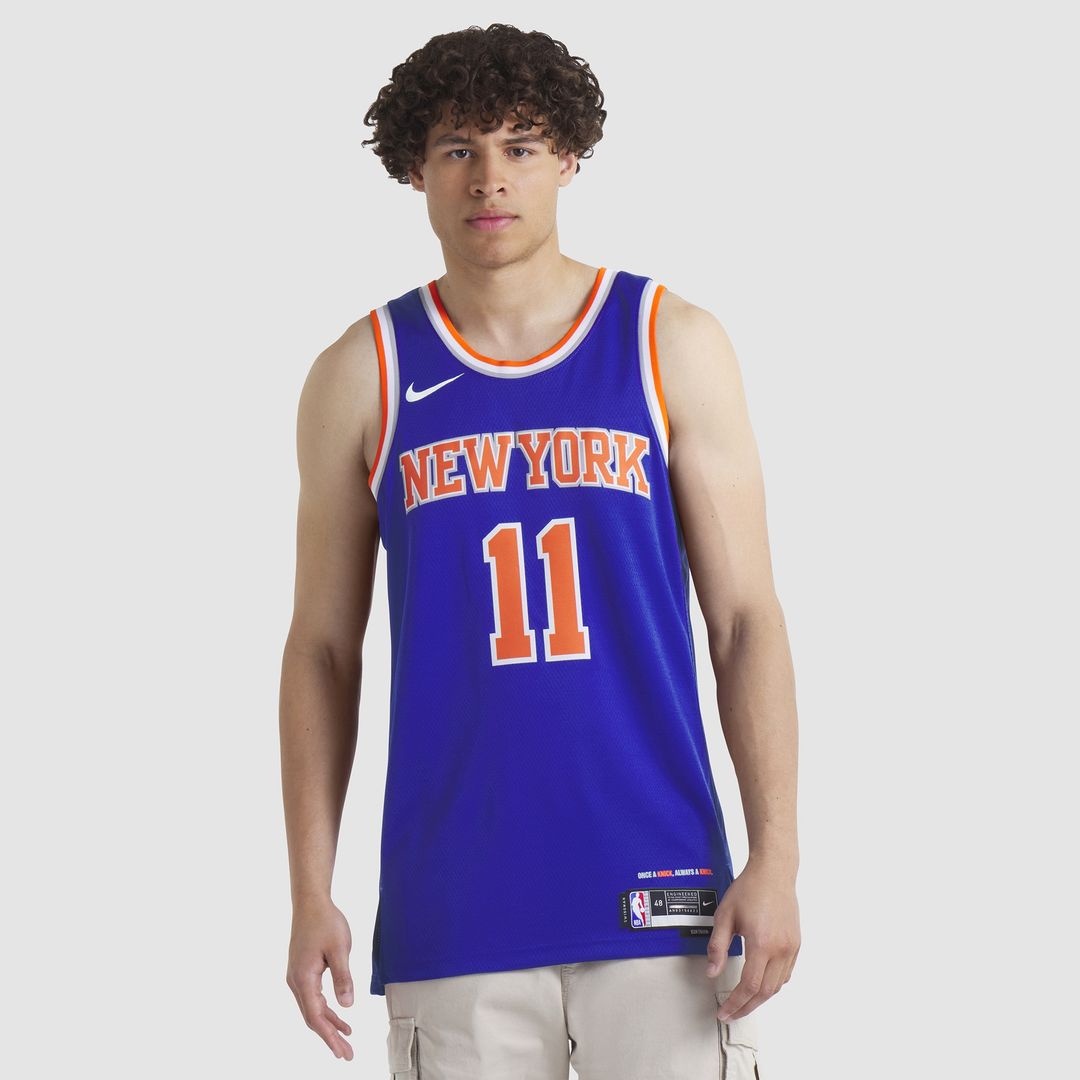 New York Knicks Jalen Brunson Nike Unisex Swingman Jersey - Icon Edition - Blue