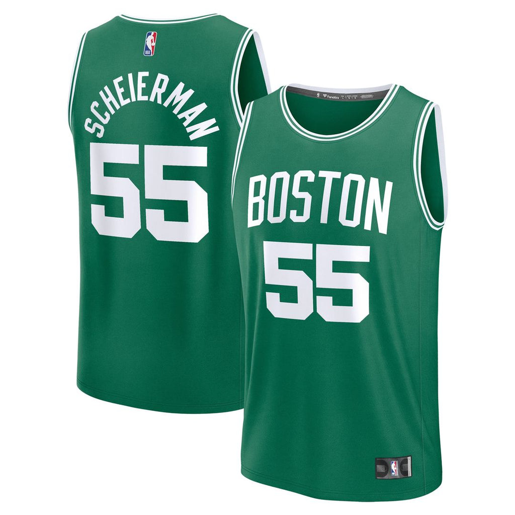 Boston Celtics Baylor Scheierman Fanatics Youth 2024 NBA Draft Fast Break Player Jersey - Icon Edition - Kelly Green