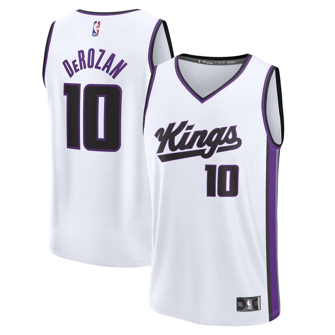 Sacramento Kings DeMar DeRozan Fanatics Youth Fast Break Replica Player Jersey - Association Edition - White