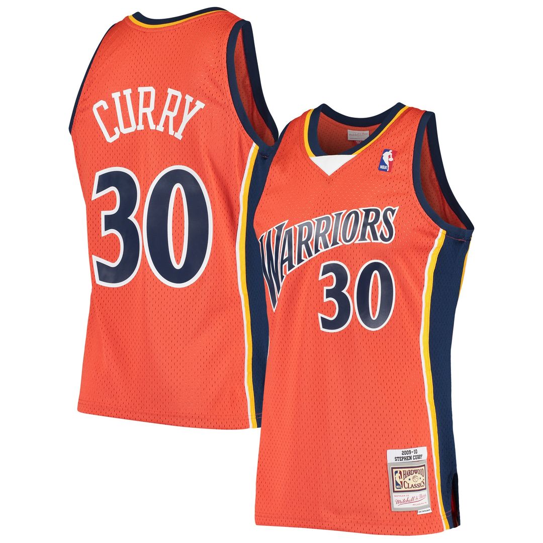 Golden State Warriors Stephen Curry Mitchell & Ness Hardwood Classics Swingman Jersey - White