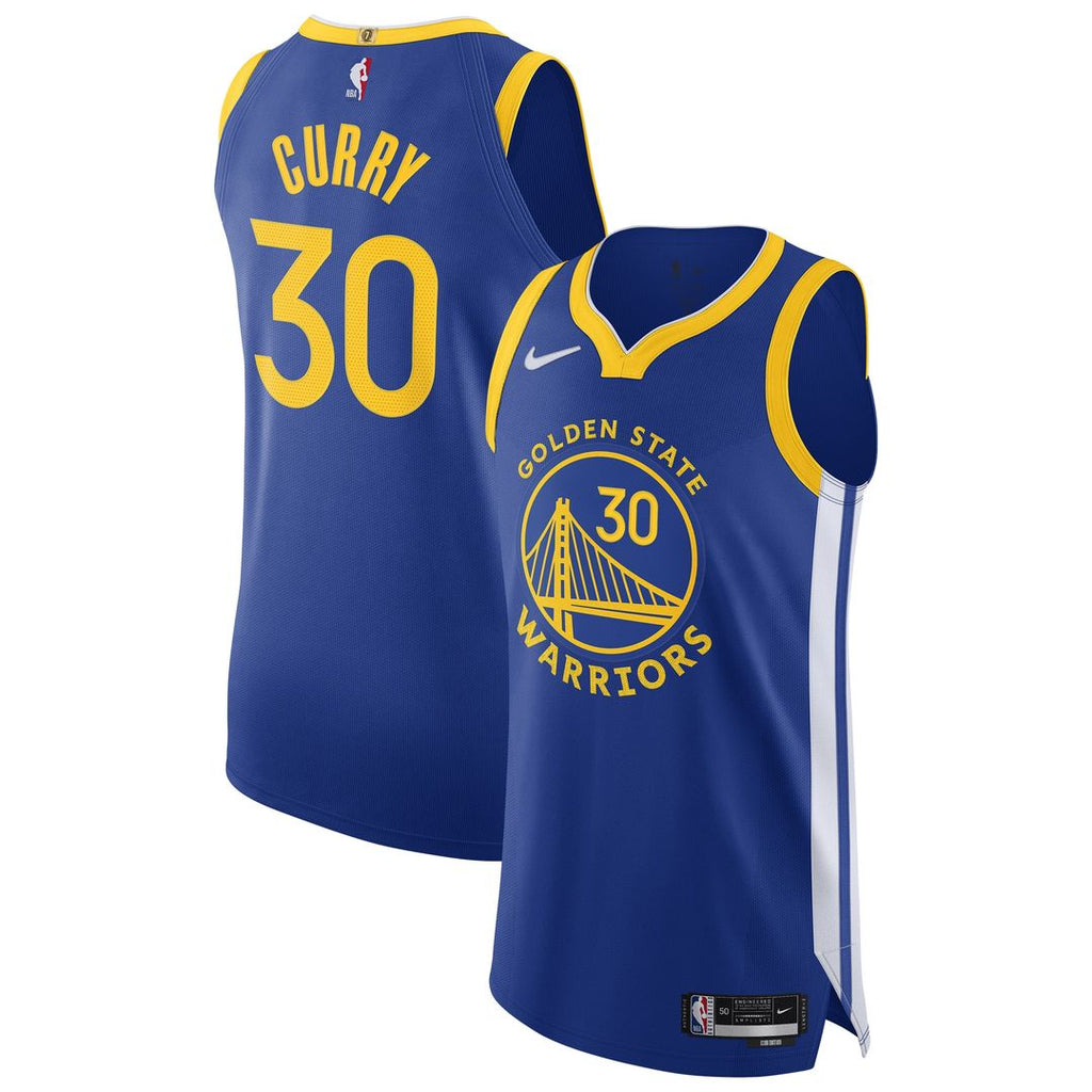 Golden State Warriors Stephen Curry Nike Authentic Jersey - Icon Edition - Royal