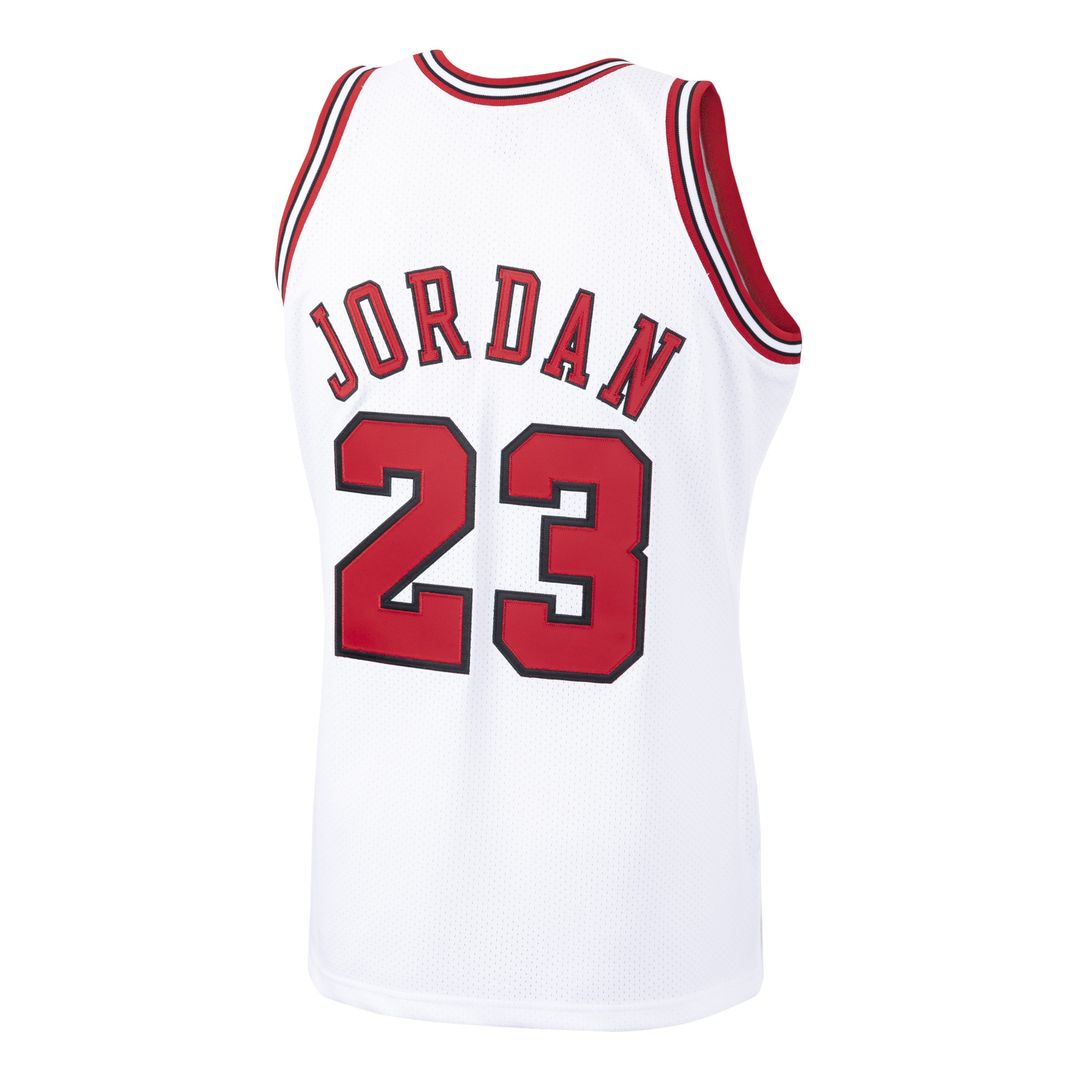 Chicago Bulls Michael Jordan Mitchell & Ness 1997/98 Hardwood Classics Authentic Jersey - Scarlet