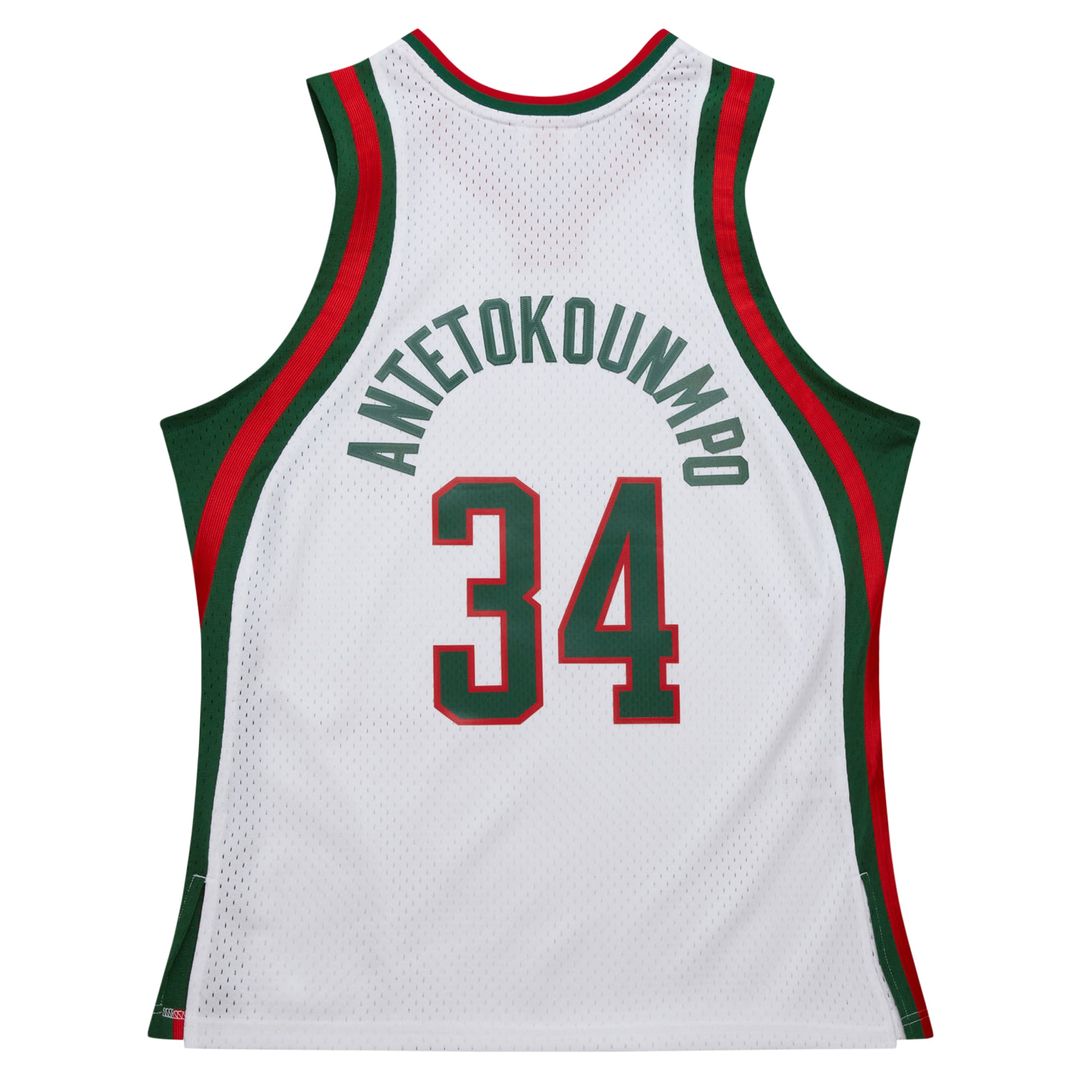 Milwaukee Bucks Giannis Antetokounmpo Mitchell & Ness 2014/15 Hardwood Classics Swingman Jersey - Red