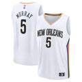 New Orleans Pelicans Dejounte Murray Fanatics Fast Break Replica Player Jersey - Association Edition - White