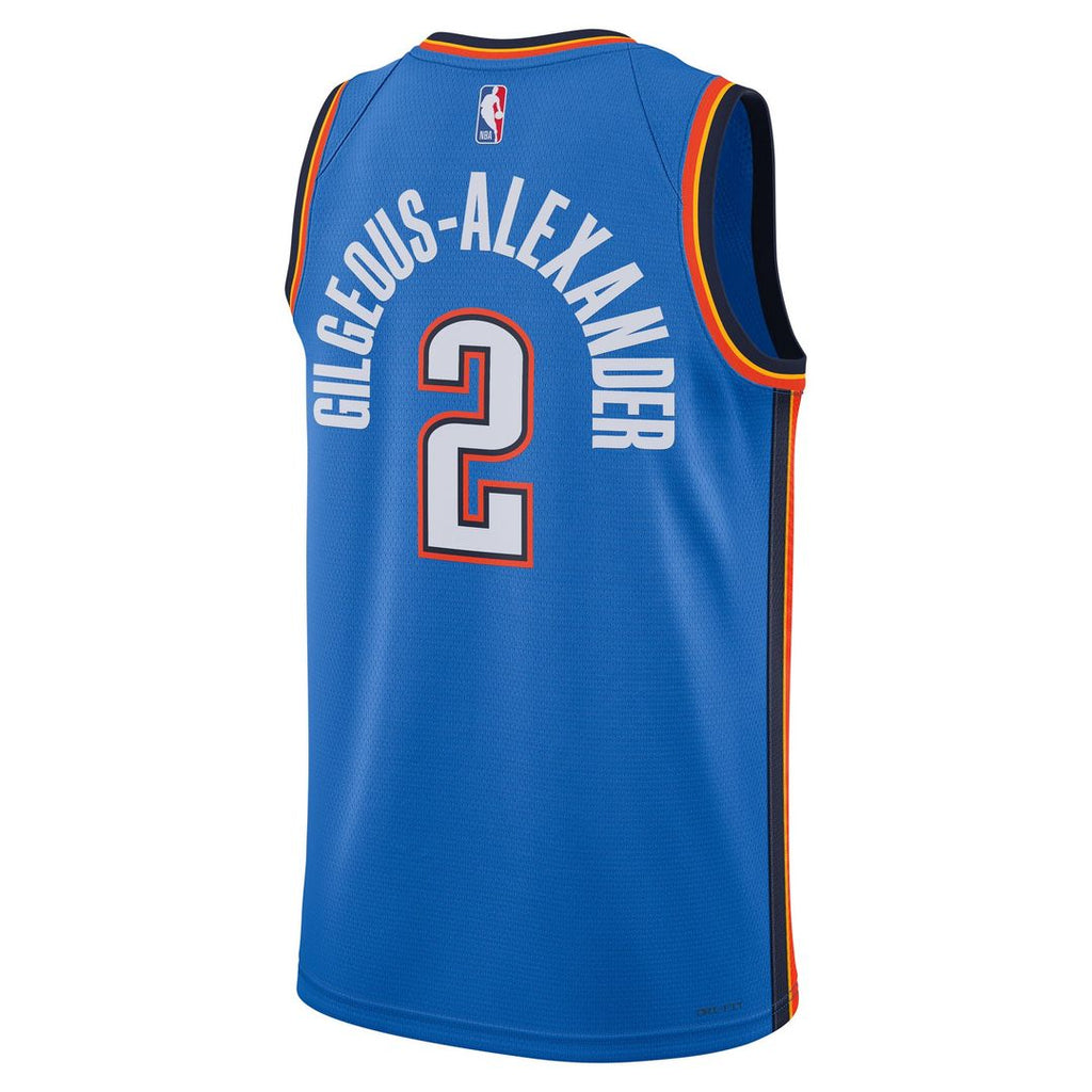Oklahoma City Thunder Shai Gilgeous - Alexander Nike Unisex Swingman Jersey - Association Edition - White
