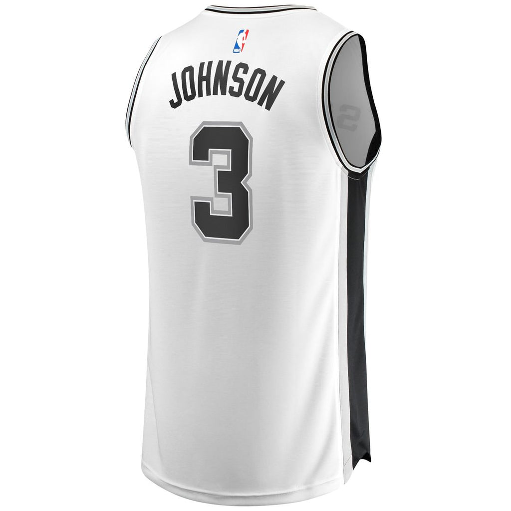 San Antonio Spurs Keldon Johnson Fanatics Fast Break Association Jersey - White