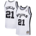 San Antonio Spurs Tim Duncan Mitchell & Ness 1998/99 Hardwood Classics Swingman Jersey - White