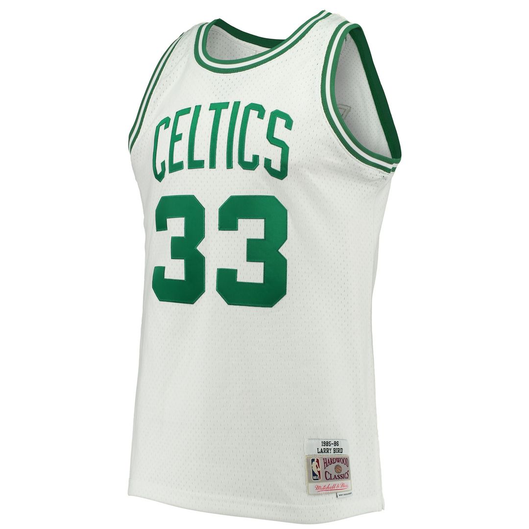 Boston Celtics Larry Bird Mitchell & Ness Hardwood Classics Swingman Jersey - Kelly Green