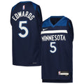 Minnesota Timberwolves Anthony Edwards Nike Youth Swingman Jersey - Icon Edition - Navy