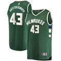 Milwaukee Bucks Thanasis Antetokounmpo Fanatics Fast Break Replica Player Jersey - Icon Edition - Hunter Green