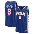 Philadelphia 76ers Paul George Fanatics Fast Break Replica Player Jersey - Icon Edition - Royal