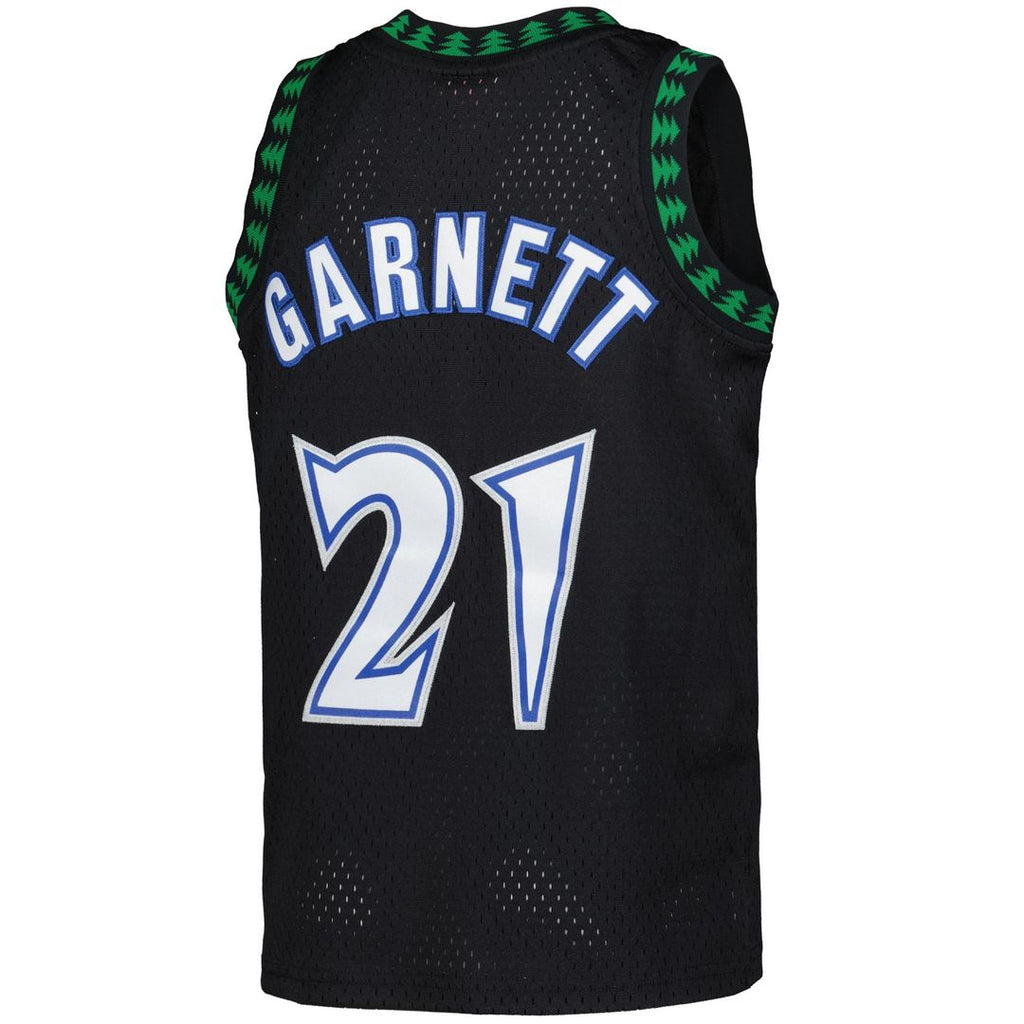 Minnesota Timberwolves Kevin Garnett Mitchell & Ness Youth 1995 - 96 Hardwood Classics Swingman Jersey - Blue