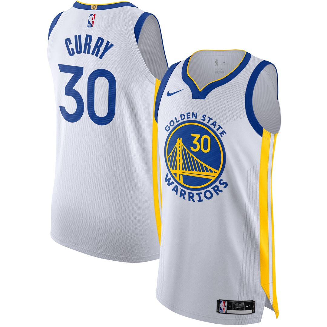 Golden State Warriors Stephen Curry Nike Authentic Jersey - Icon Edition - Royal