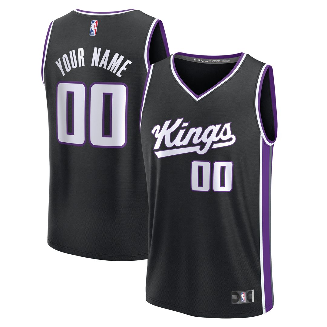 Sacramento Kings Fanatics Fast Break Custom Jersey - Statement Edition - Purple