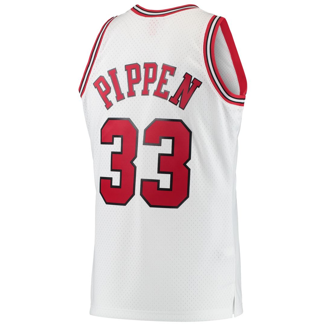 Chicago Bulls Scottie Pippen Mitchell & Ness Hardwood Classics Swingman Jersey - White