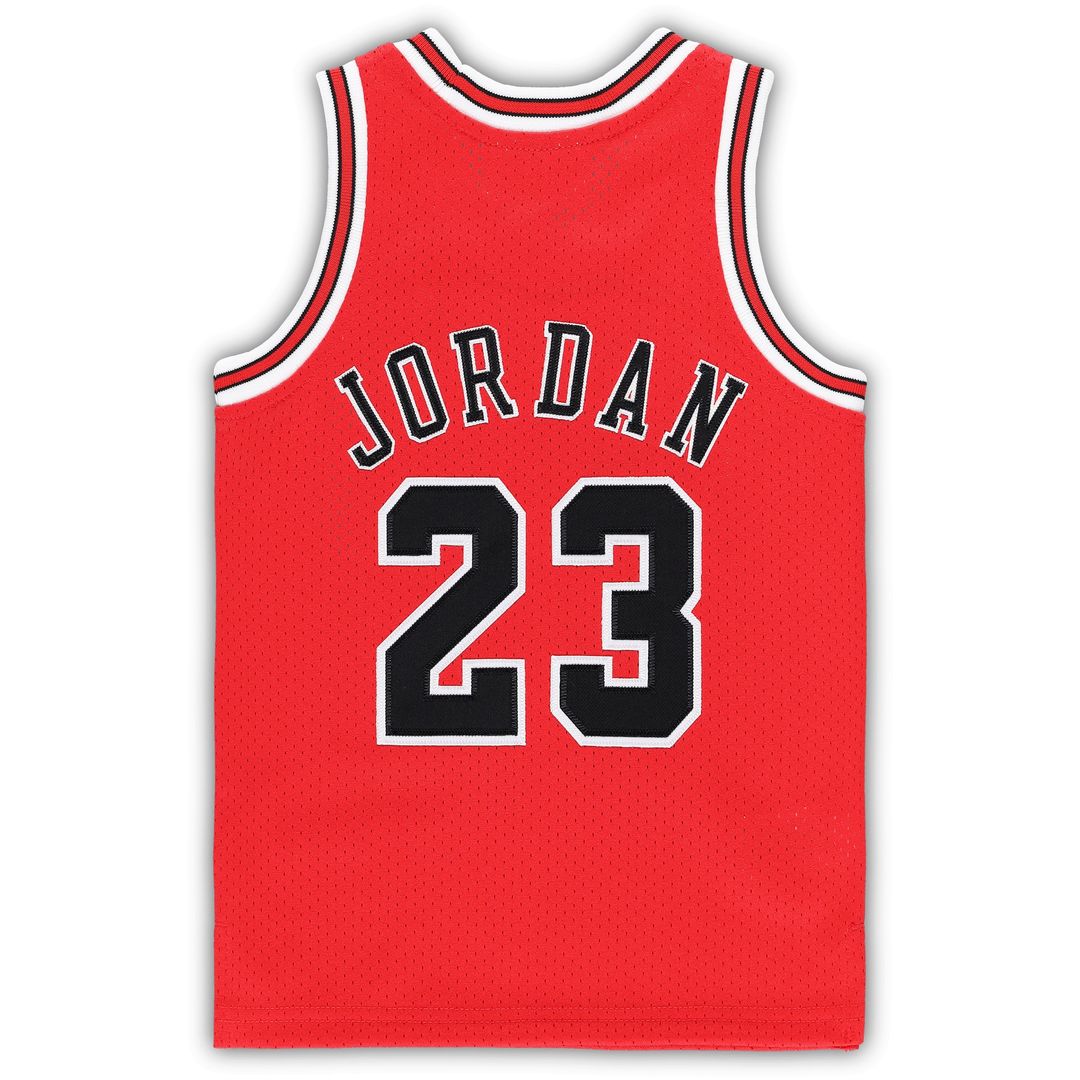 Chicago Bulls Michael Jordan Mitchell & Ness Toddler 1997/98 Hardwood Classics Authentic Jersey - Red