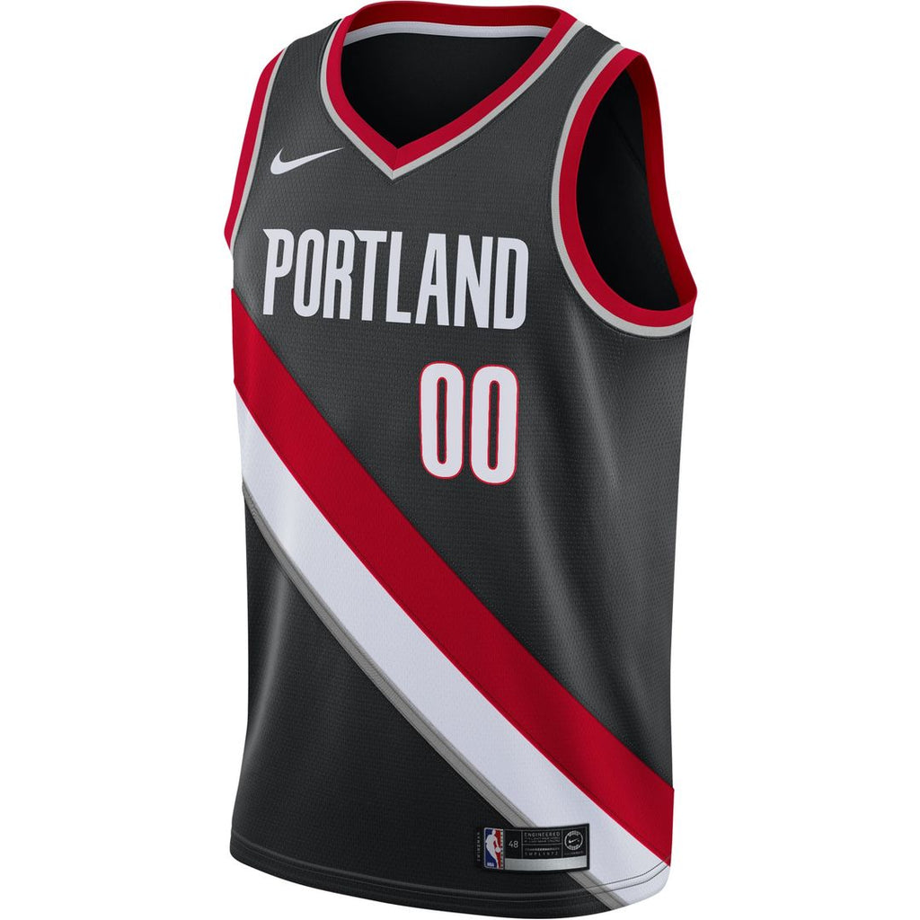 Portland Trail Blazers Nike 2020/21 Swingman Custom Jersey - Association Edition - White