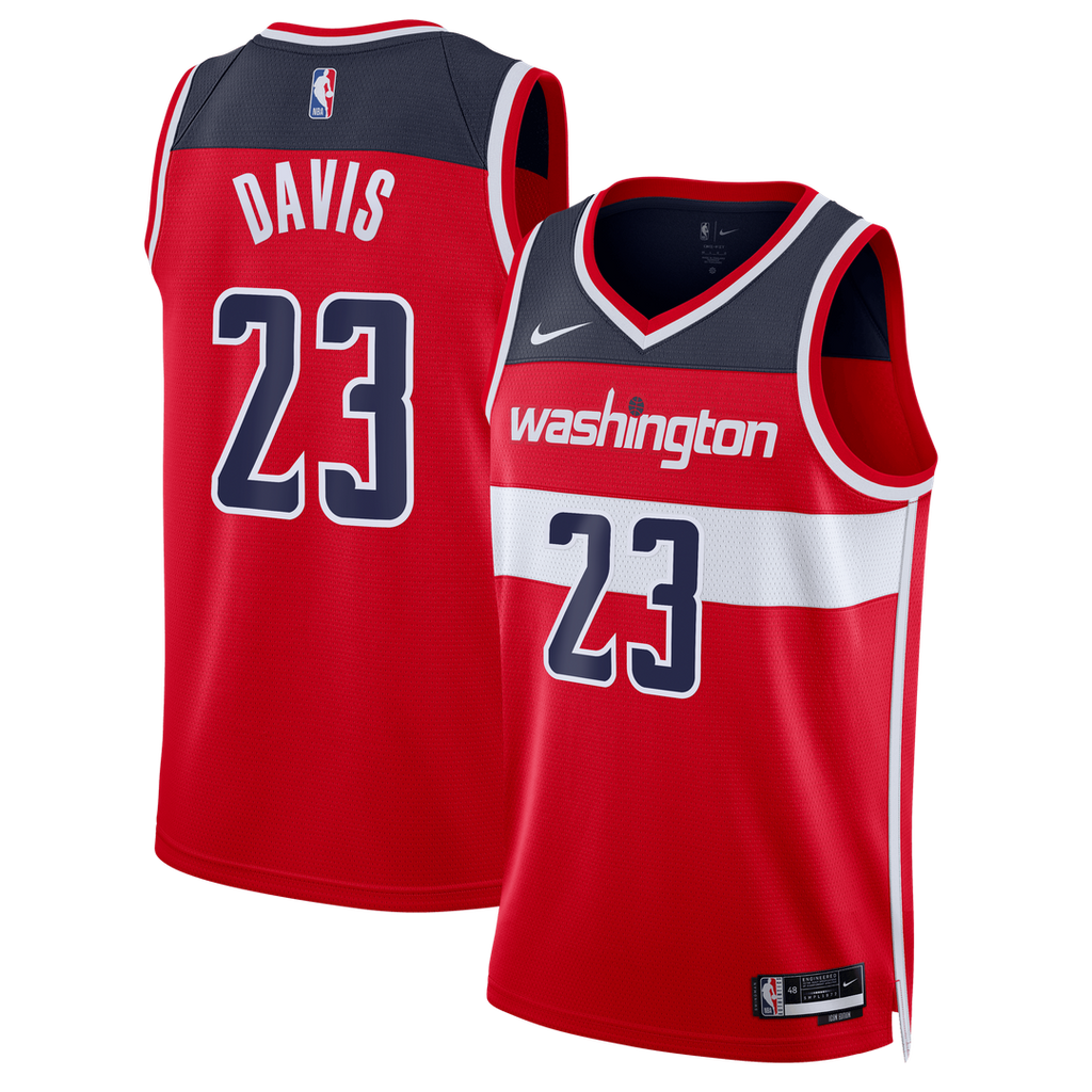 Washington Wizards Anthony Davis Nike Unisex Swingman Jersey - Icon Edition - Red