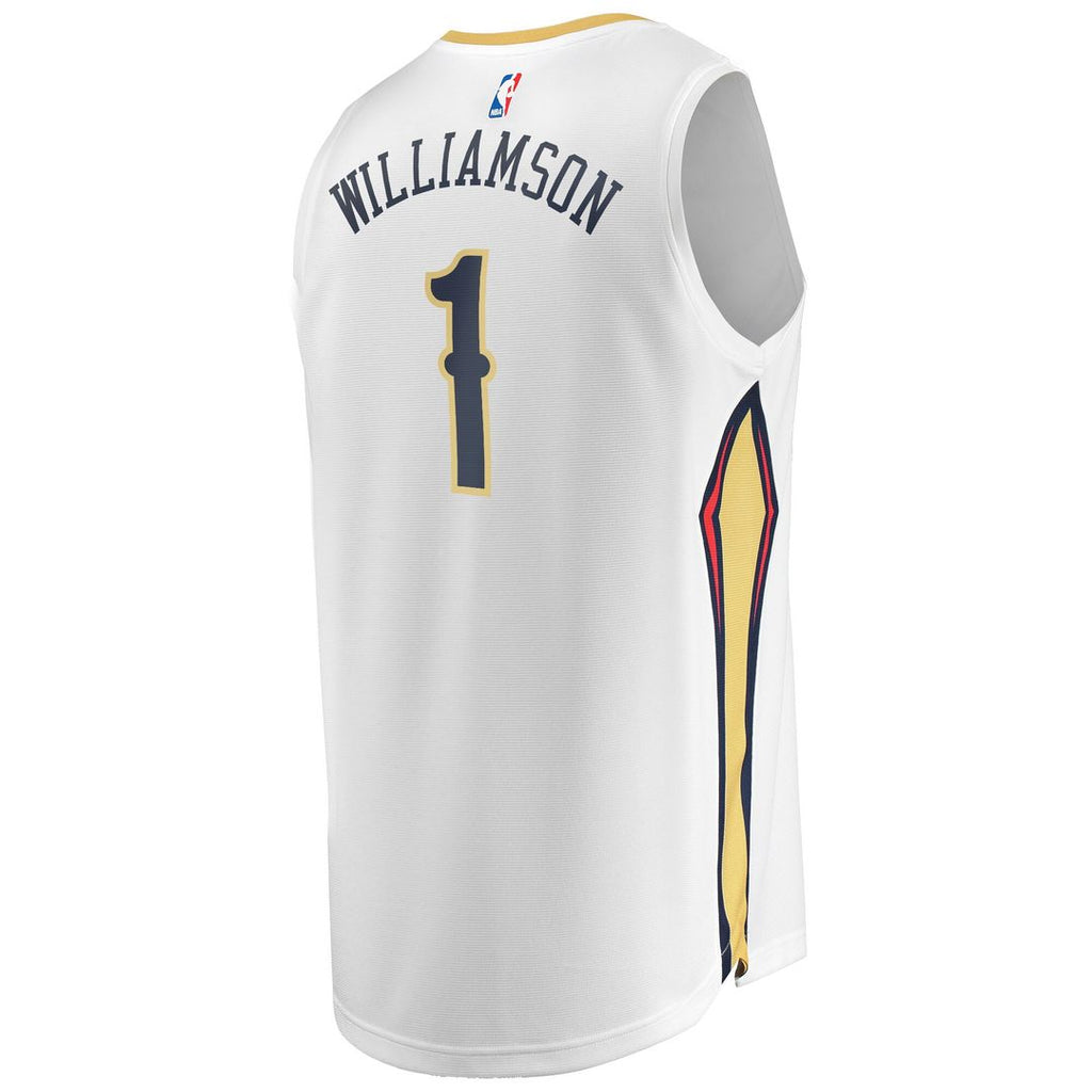 New Orleans Pelicans Zion Williamson Fanatics Replica Fast Break Jersey Navy - Icon Edition