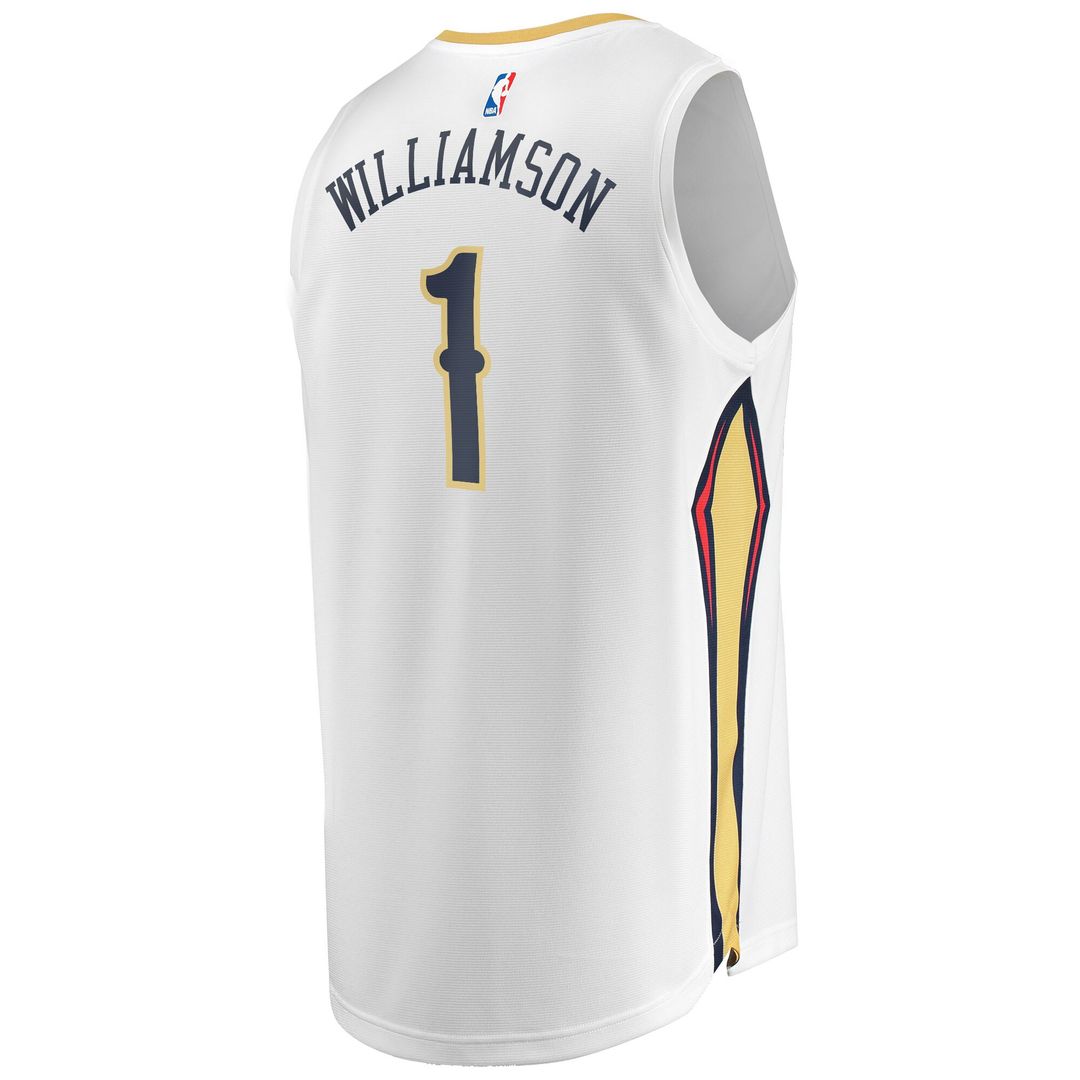 New Orleans Pelicans Zion Williamson Fanatics Replica Fast Break Jersey Navy - Icon Edition