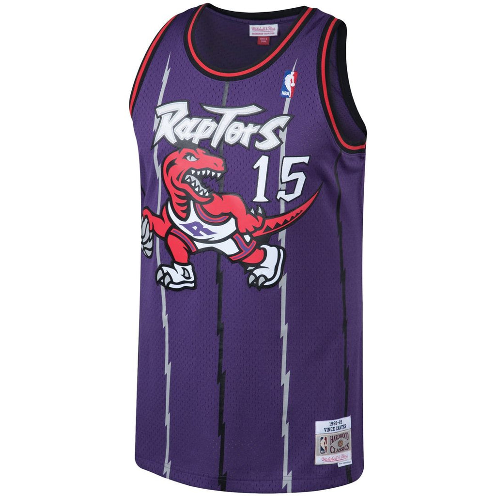 Toronto Raptors Vince Carter Mitchell & Ness 1998/99 Big & Tall Hardwood Classics Swingman Jersey - White