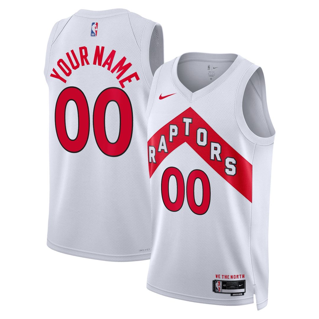 Toronto Raptors Nike Unisex Swingman Custom Jersey Red - Icon Edition